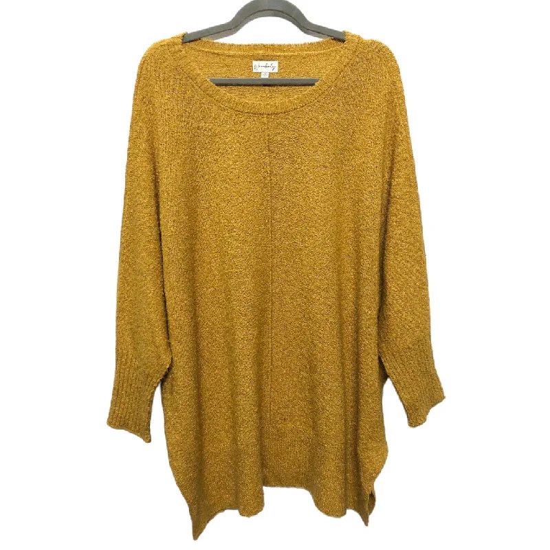 Sweater By Wonderly In Yellow, Size: 3x