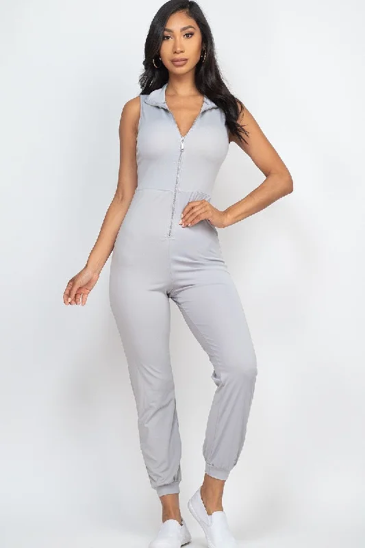 Zip Front Jumpsuit