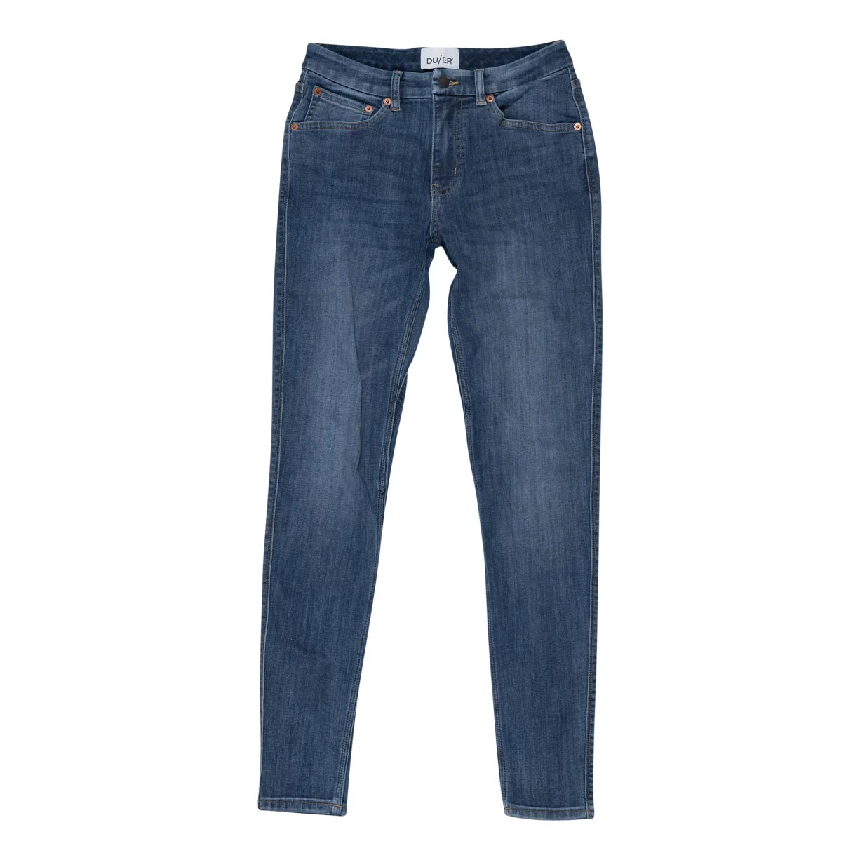 DU/ER Performance Denim Mid Rise Slim Pants - Women